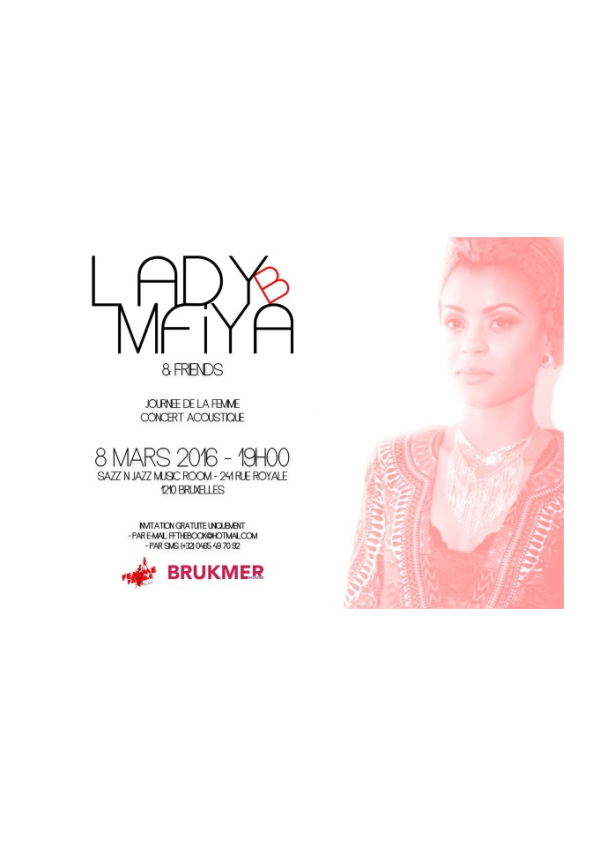 Lady B Mfiya en concert acoustique @ Sazz N Jazz Music Room | Saint-Josse-ten-Noode | Bruxelles | Belgique